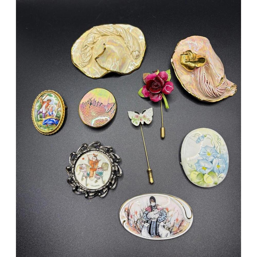 Vintage/Antique Brooch/Pin Lot